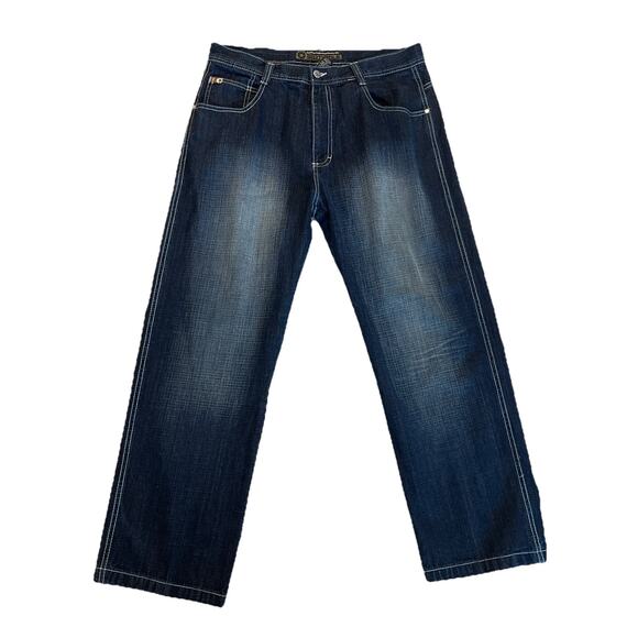 VTG Southpole Jean Men 36 Blue Baggy Y2K Hip Hop Grunge Denim Skate 4180